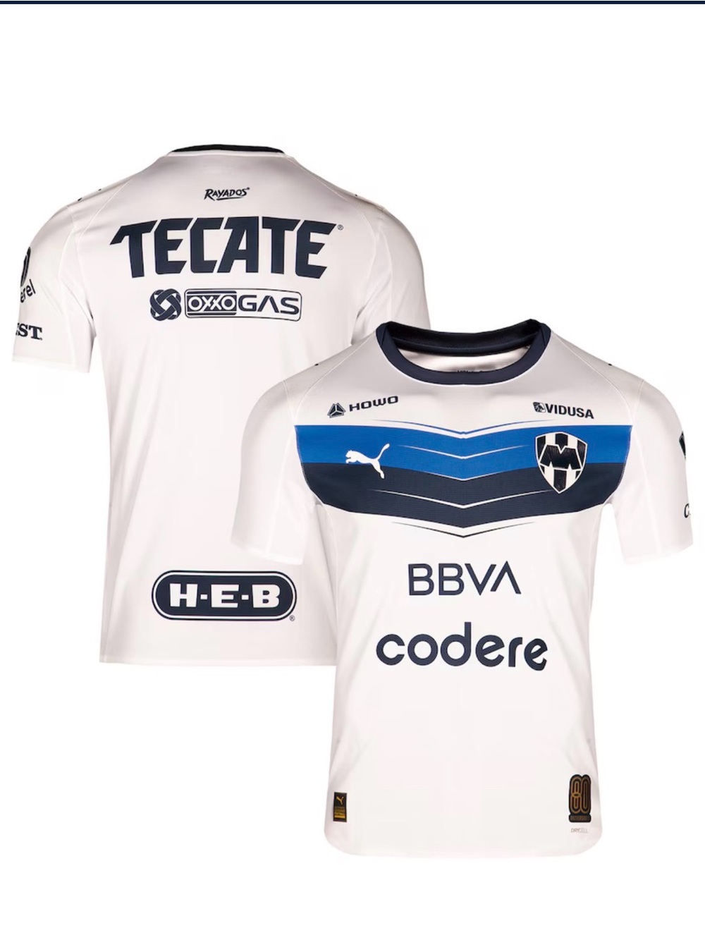 Puma White CF Monterrey 2025/26 Away Replica Jersey
